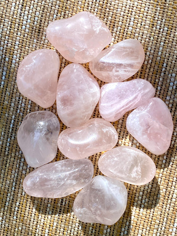 XXL Rose Quartz Tumbled Stone Crystal