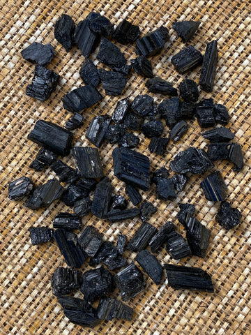 Raw Black Tourmaline Mini Specimens