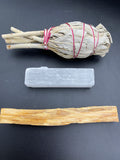 Cleansing Bundle Selenite Palo Santo White Sage