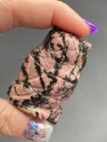 Rhodonite Crystal Owl