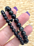 Rainbow Obsidian Bead Bracelet - Various Choices