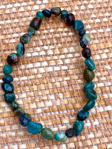 Chrysocolla Chip Bracelet