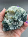 Moss Agate Druzy Crystal Skull