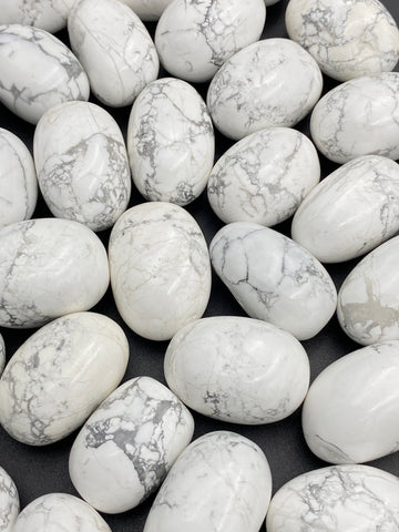 Howlite Crystal Tumbled Stone