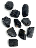 Black Tourmaline Raw Crystal Specimens