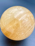 Honey Calcite Crystal Sphere