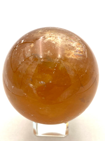 Honey Calcite Sphere