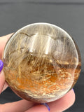 Gold Rutile Sphere