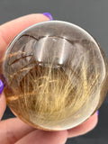 Gold Rutile Sphere