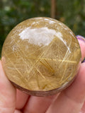 Gold Rutile Crystal Sphere