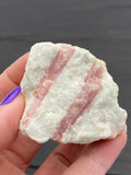 Pink Tourmaline in Quartz