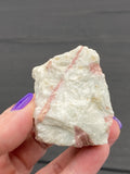 Pink Tourmaline in Quartz