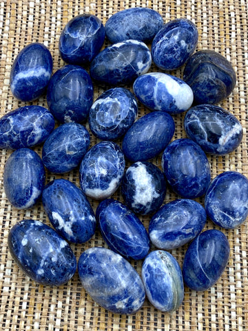 Sodalite Crystal Tumbled Stone