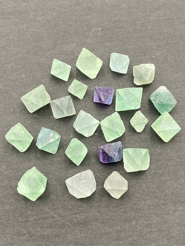 Fluorite Octahedrons