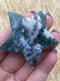 Moss Agate Stars - Various Choices