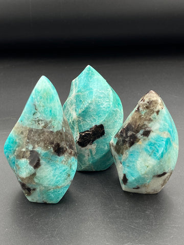 Amazonite Crystal Flames