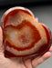 Druzy Carnelian Crystal Heart