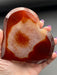 Druzy Carnelian Crystal Heart