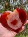 Druzy Carnelian Crystal Heart