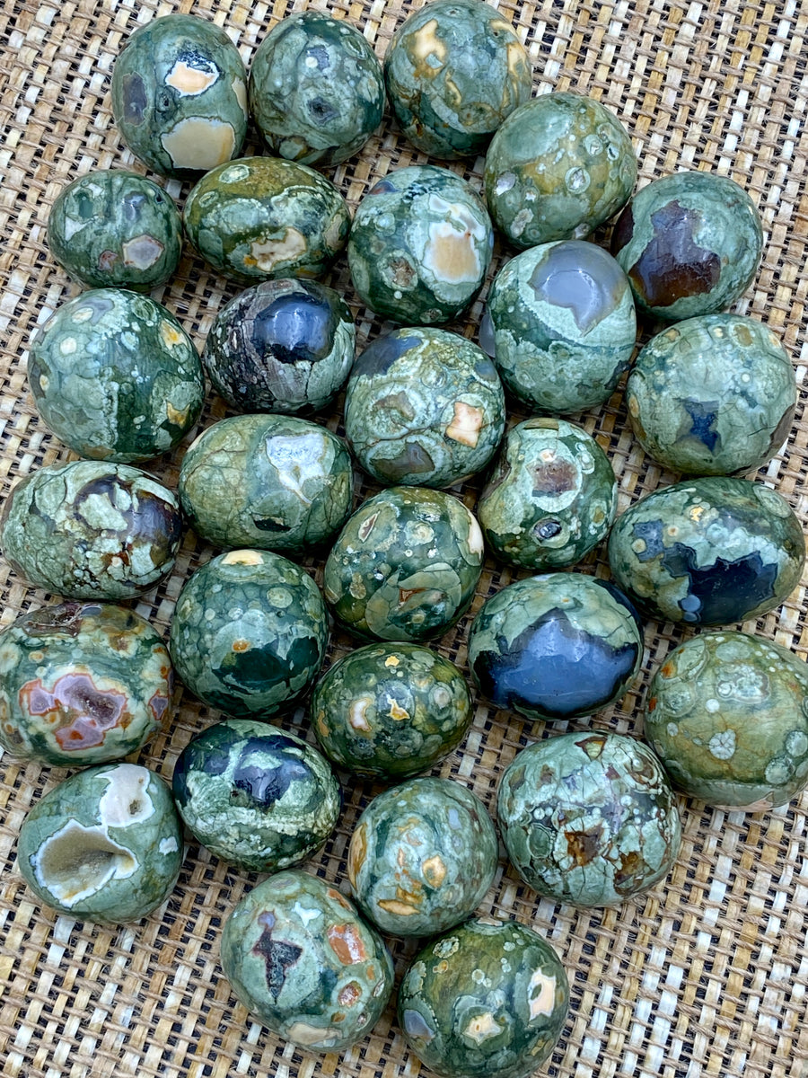 Rainforest Jasper Tumbled Stone – Crystal Sanctuary Australia