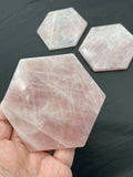 Rose Quartz Hexagon