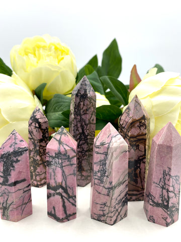 Rhodonite Points