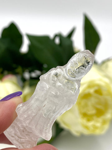 Quan Yin Kwan Yin Clear Quartz Crystal