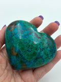 Chrysocolla Heart