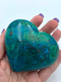 Chrysocolla Heart