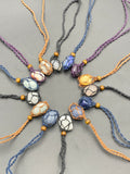 Crystal Macrame Rope Necklace