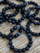 Black Agate Crystal Bead Bracelet
