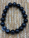 Black Agate Crystal Bead Bracelet