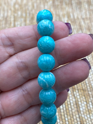 Amazonite Bead Bracelet - Various Options