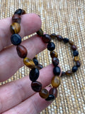 Mixed Tiger Eye Crystal Bead Bracelet