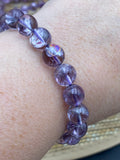 High Quality Amethyst Crystal Bead Bracelet