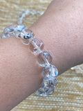 AA High Quality Clear Quartz Crystal Bead Bracelet