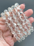 AA High Quality Clear Quartz Crystal Bead Bracelet