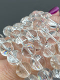 AA High Quality Clear Quartz Crystal Bead Bracelet