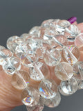 AA High Quality Clear Quartz Crystal Bead Bracelet