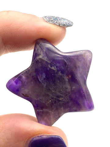 Dream Amethyst Mini Star (Chevron Amethyst)