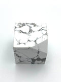 Howlite Standing Cube