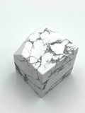 Howlite Standing Cube