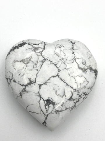 Howlite Heart