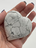 Howlite Heart