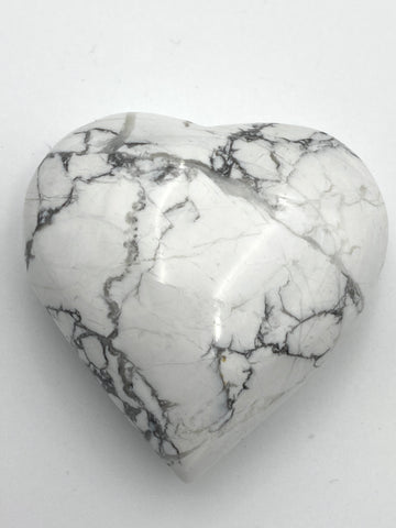 Howlite Heart