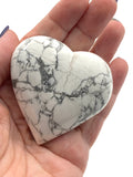 Howlite Heart