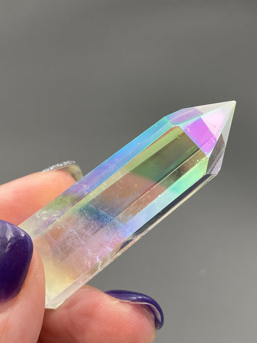 Rainbow Aura Quartz Points - Various Choices