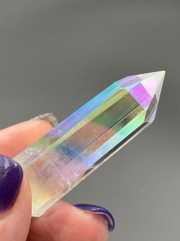 Rainbow Aura Quartz Points - Various Choices