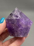 Amethyst Flat Cut Base Point