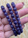 Dark Lepidolite Crystal Bead Bracelet